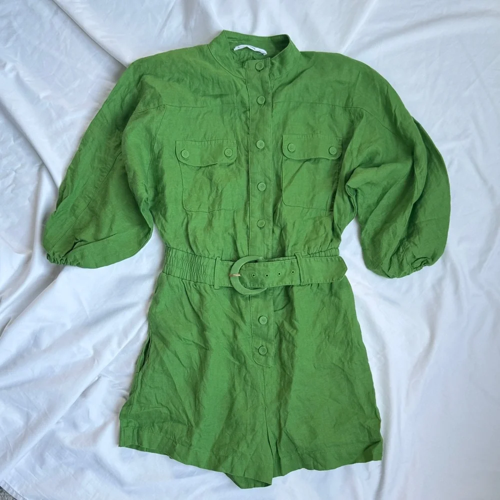 Super cute MANGO Women's Linen Jumpsuit size XS